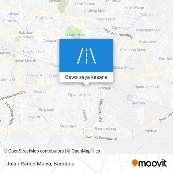 Peta Jalan Ranca Mulya