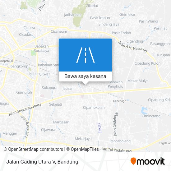 Peta Jalan Gading Utara V