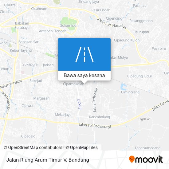 Peta Jalan Riung Arum Timur V