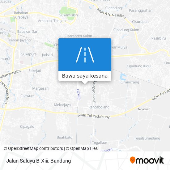 Peta Jalan Saluyu B-Xiii