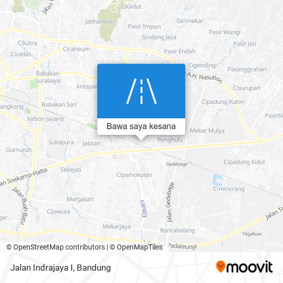 Peta Jalan Indrajaya I