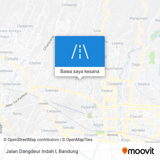 Peta Jalan Dangdeur Indah I