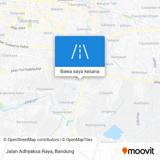 Peta Jalan Adhyaksa Raya