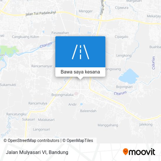 Peta Jalan Mulyasari VI