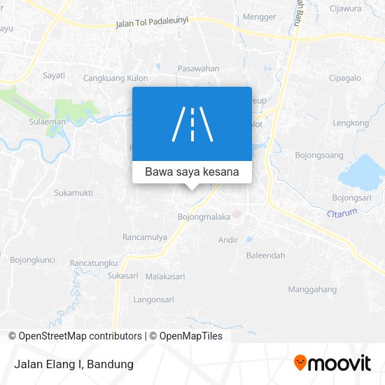 Peta Jalan Elang I