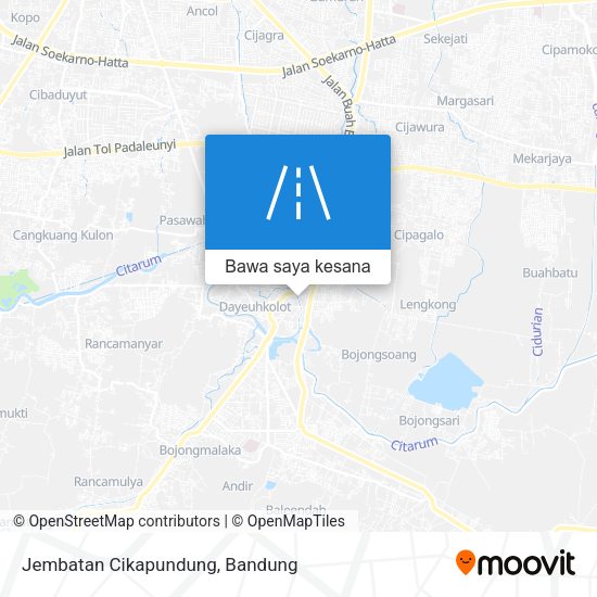 Peta Jembatan Cikapundung