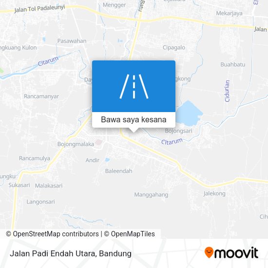 Peta Jalan Padi Endah Utara
