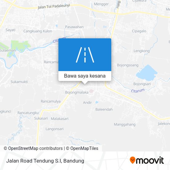 Peta Jalan Road Tendung S.I