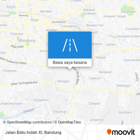 Peta Jalan Batu Indah XI