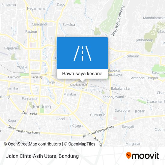 Peta Jalan Cinta-Asih Utara