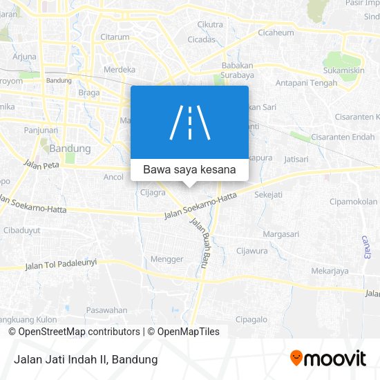 Peta Jalan Jati Indah II