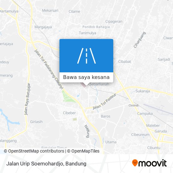 Peta Jalan Urip Soemohardjo