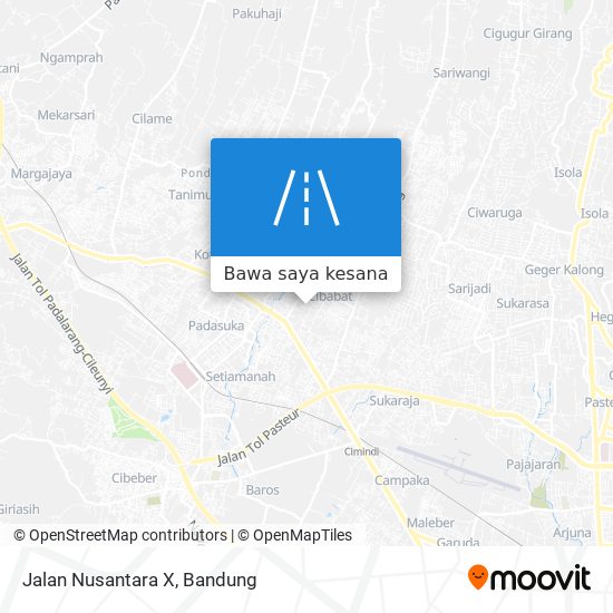 Peta Jalan Nusantara X