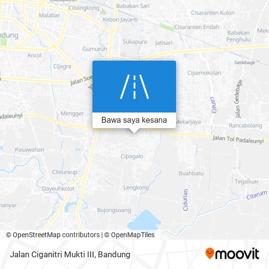 Peta Jalan Ciganitri Mukti III