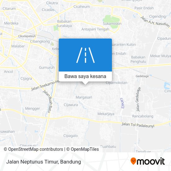 Peta Jalan Neptunus Timur