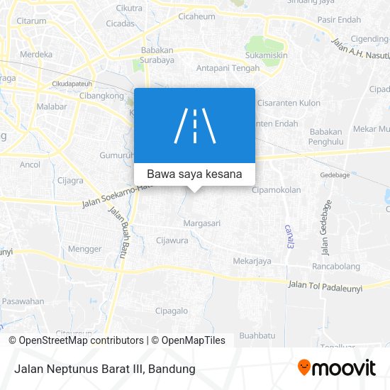 Peta Jalan Neptunus Barat III