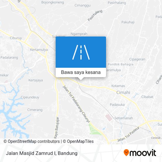 Peta Jalan Masjid Zamrud I