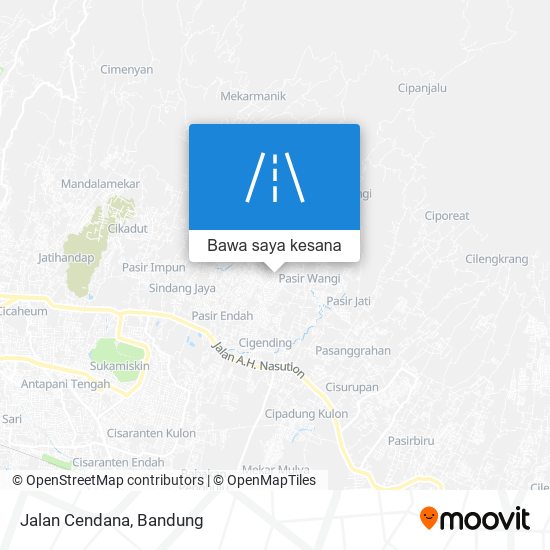 Peta Jalan Cendana