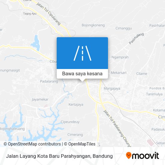 Peta Jalan Layang Kota Baru Parahyangan