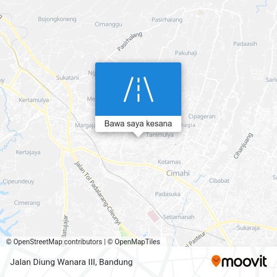 Peta Jalan Diung Wanara III