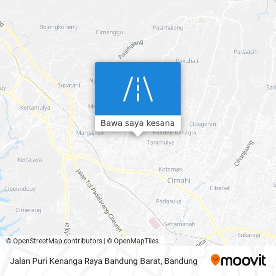 Peta Jalan Puri Kenanga Raya Bandung Barat