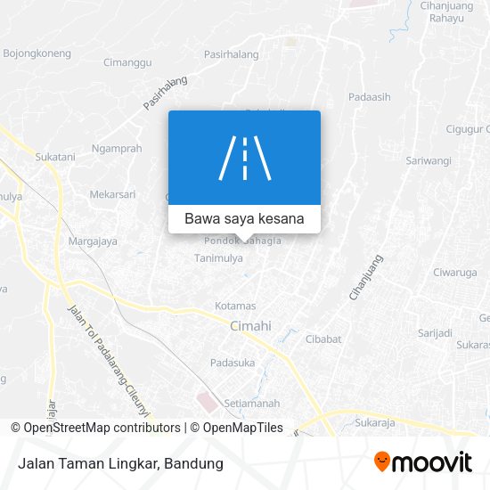 Peta Jalan Taman Lingkar
