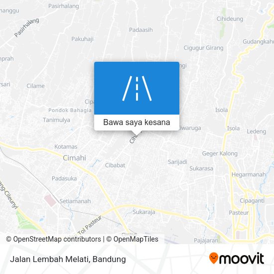 Peta Jalan Lembah Melati