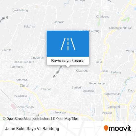 Peta Jalan Bukit Raya VI