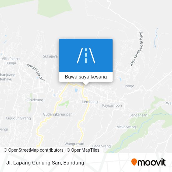 Peta Jl. Lapang Gunung Sari