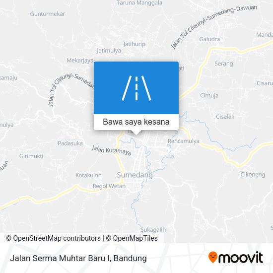 Peta Jalan Serma Muhtar Baru I
