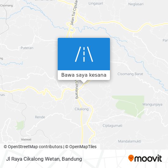 Peta Jl Raya Cikalong Wetan