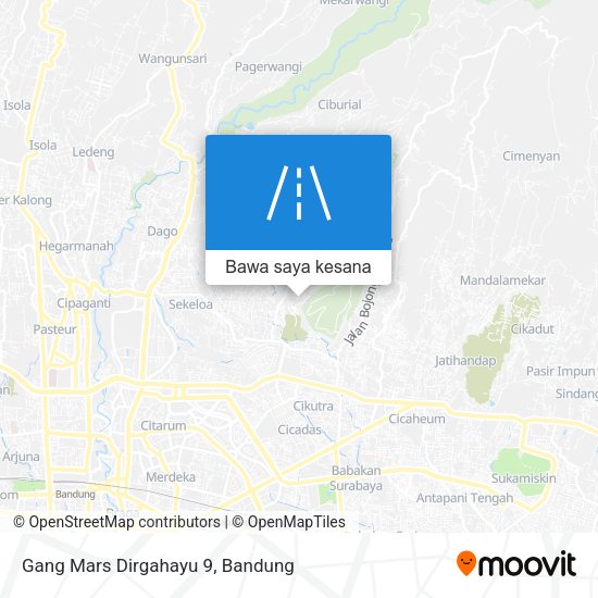 Peta Gang Mars Dirgahayu 9