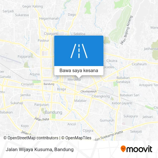 Peta Jalan Wijaya Kusuma