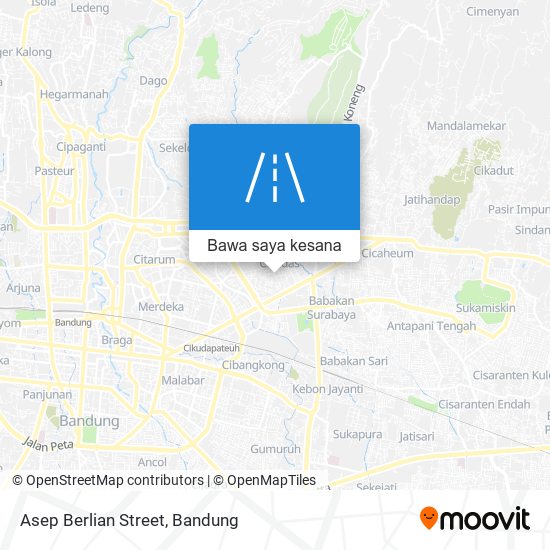 Peta Asep Berlian Street