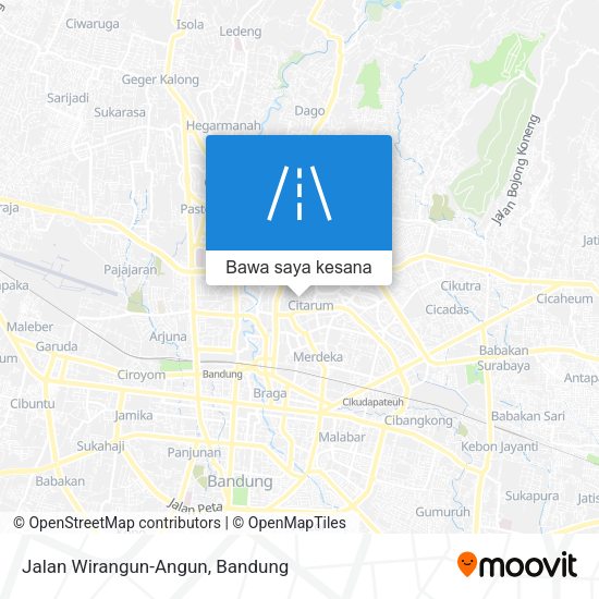 Peta Jalan Wirangun-Angun