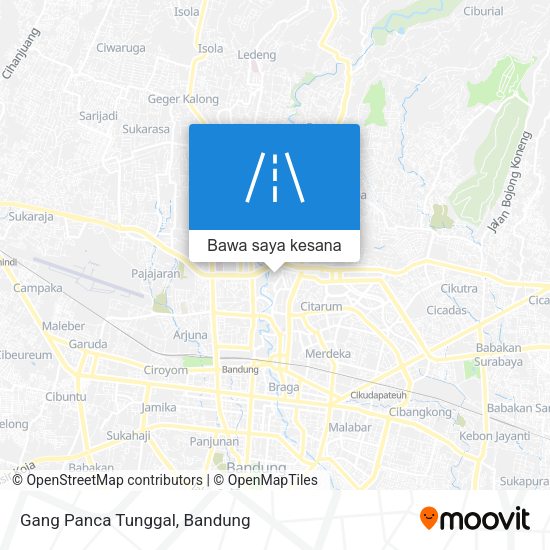 Peta Gang Panca Tunggal