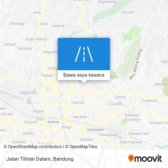 Peta Jalan Titiran Dalam