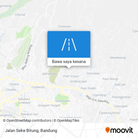 Peta Jalan Seke Bitung