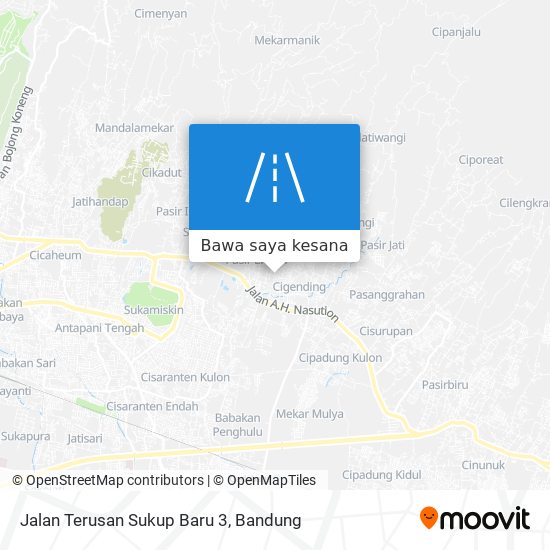 Peta Jalan Terusan Sukup Baru 3