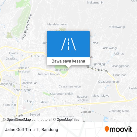 Peta Jalan Golf Timur II