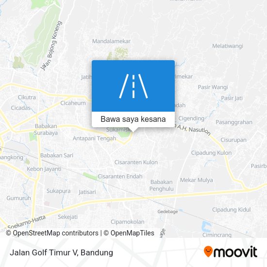 Peta Jalan Golf Timur V