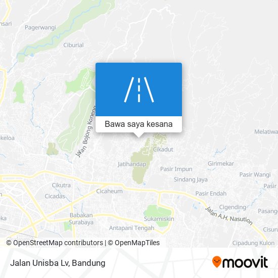 Peta Jalan Unisba Lv