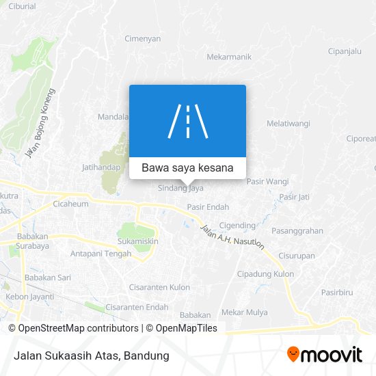 Peta Jalan Sukaasih Atas