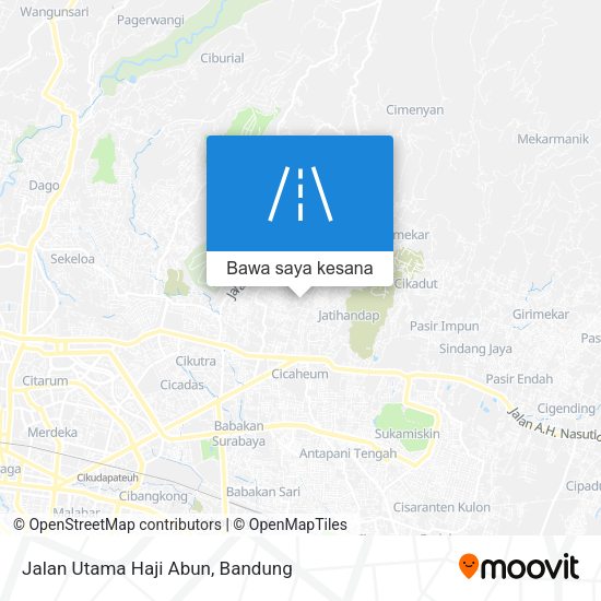 Peta Jalan Utama Haji Abun