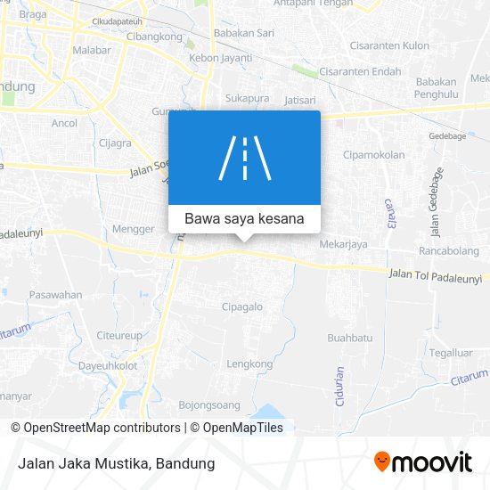 Peta Jalan Jaka Mustika