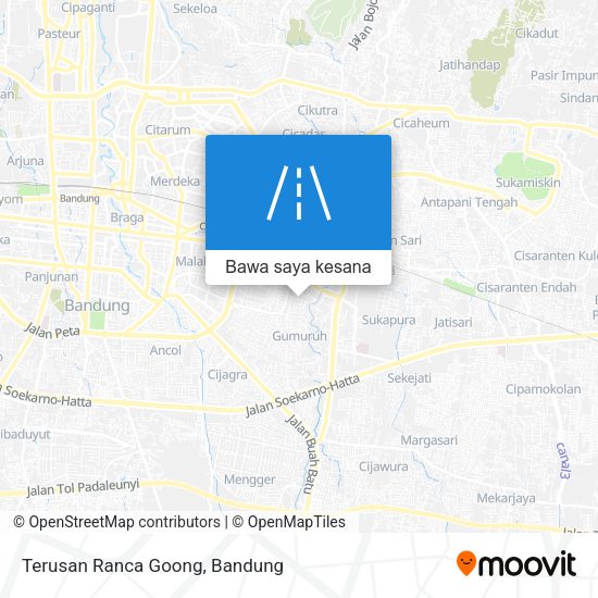 Peta Terusan Ranca Goong