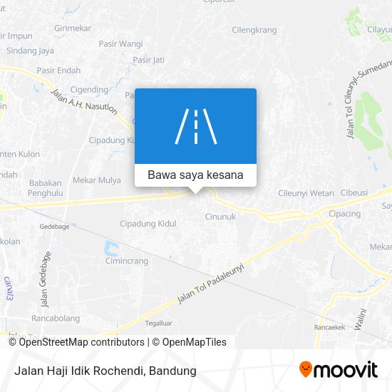 Peta Jalan Haji Idik Rochendi