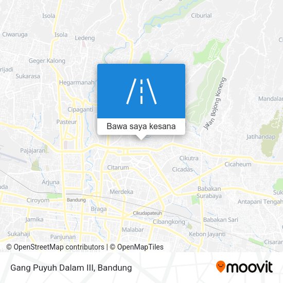 Peta Gang Puyuh Dalam III