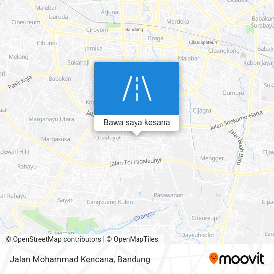 Peta Jalan Mohammad Kencana