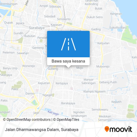 Peta Jalan Dharmawangsa Dalam